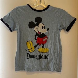 Disney Parks Vintage Mickey Mouse Ringer T-shirt Size Youth Medium